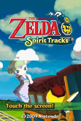 Legend of Zelda, The - Spirit Tracks (USA) (En,Fr,Es) (Rev 1) screen shot title